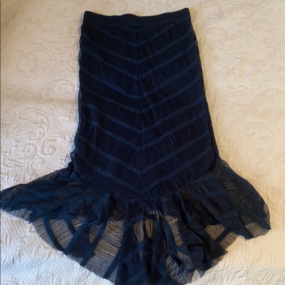 Blue boho FreePeople mermaid skirt